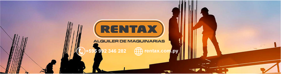 Rentax, especialistas en alquiler de andamios, herramientas y maquinaria ligera, en Paraguay.