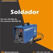 Alquiler de soldador eléctrico profesional Rentax