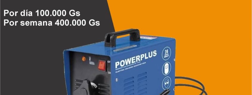 Alquiler de soldador eléctrico profesional Rentax
