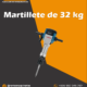 Martillete de 32 kg - Rentax Alquiler