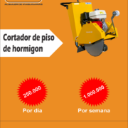 Alquiler de cortador de piso de hormigón Rentax