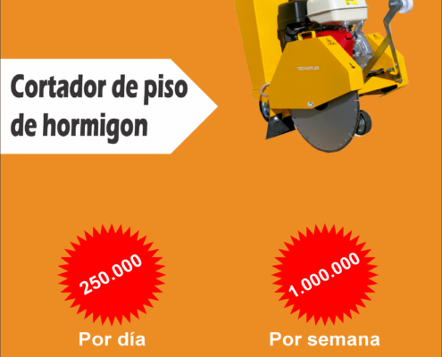 Alquiler de cortador de piso de hormigón Rentax