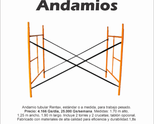 Alquiler de andamios Rentax