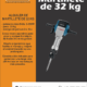 Martillete de 32 kg - Rentax Alquiler