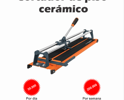 Alquiler de Cortador de piso cerámico Rentax