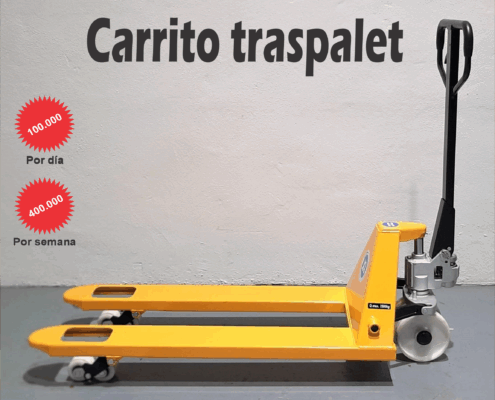 Alquiler de carrito traspalet Rentax