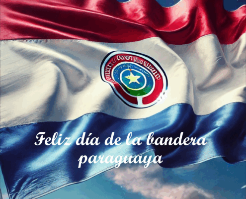 Feliz día de la bandera paraguaya