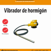 Alquiler de Vibrador de Hormigón