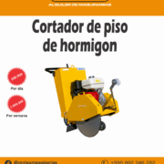 Alquiler de cortador de piso de hormigón