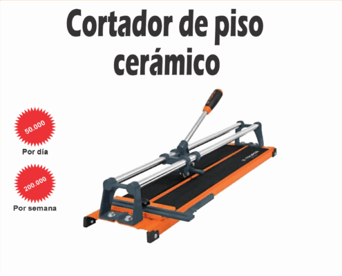 Alquiler de Cortador de piso cerámico