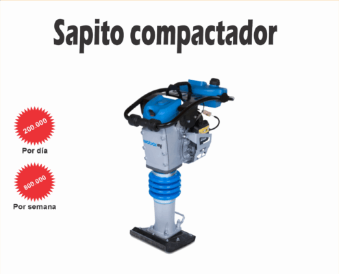 Alquiler de sapito compactador