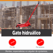 alquiler de gato hidráulico
