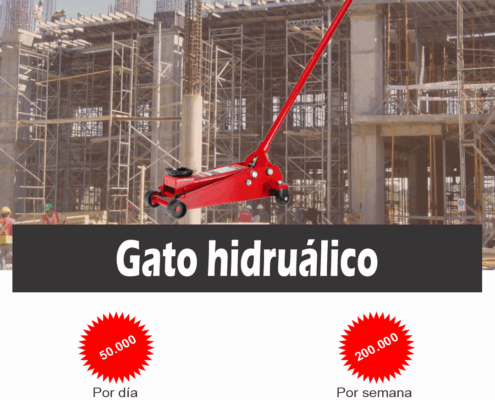 alquiler de gato hidráulico