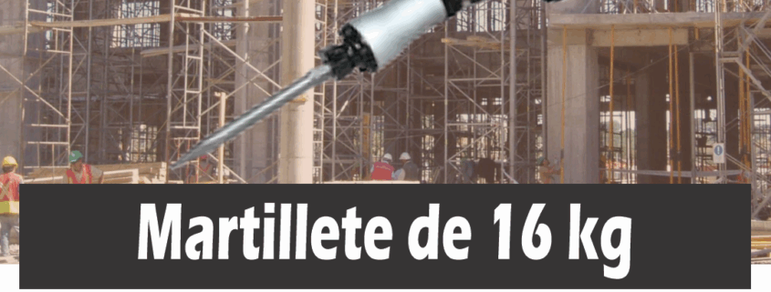 alquiler de martillete de 16 kg
